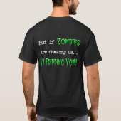 T-shirt Chasse de zombi (chemise bilatérale) (Dos)