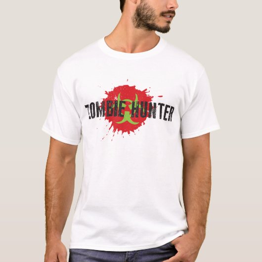 T-SHIRT CHASSE DE ZOMBIE (Devant)