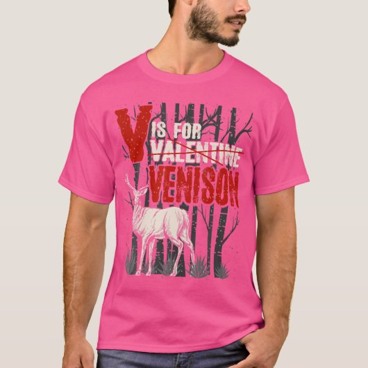 T-shirt Chasse Deer Elk V Est Pour Vénison Jeu Chasse Anim (Devant)