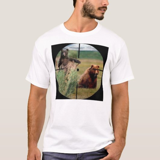 T-shirt Chasse d'ours - tirez-le (Devant)