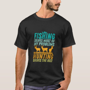 T-shirt Chasse Et Pêche Drôle Chasse À L'Humour De Noël C