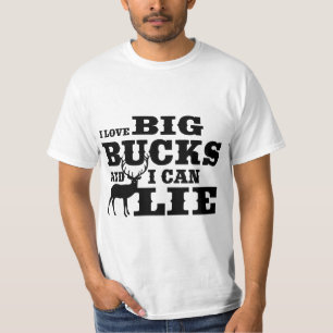 T-shirt Chasse Humour J'Aime BIg Bucks