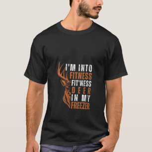 T-shirt Chasse Je suis dans Fitness Deer Freezer Funny Hun