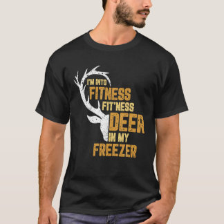 T-shirt Chasse Je suis Dans Fitness Fit Ness Deer Dans Mon