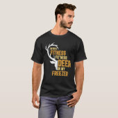 T-shirt Chasse Je suis Dans Fitness Fit Ness Deer Dans Mon (Devant entier)