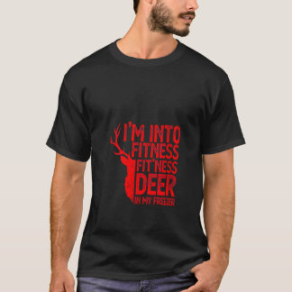 T-shirt Chasse Je suis Dans Fitness Fit Ness Deer Dans Mon