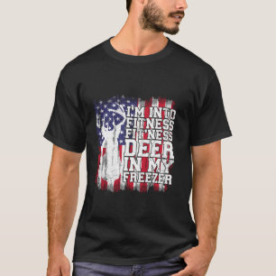 T-shirt Chasse Je suis dans Fitness Fit ness Deer In My Fr