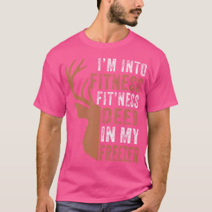 T-shirt Chasse - Je Suis Deer Fitness Deer Dans Mon Chasse