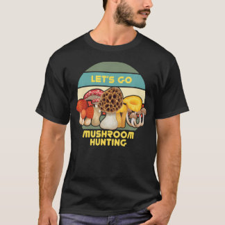 T-shirt Chasse Morille d'Art de la Nature Allons-y Cueille