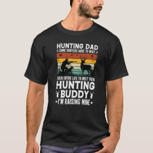 T-shirt Chasse papa Chasse Buddy Je lève des vêtements de