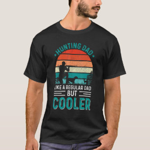 T-shirt Chasse Papa Comme Un Père Régulier Vinatge Pères D