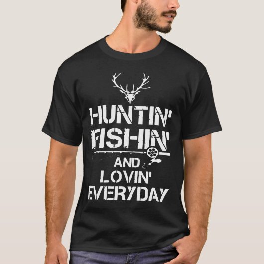 T-shirt Chasse Pêche Aimant Quotidien Drôle unique Outdo (Devant)