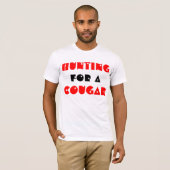 T-shirt Chasse pour un cougar (Devant entier)