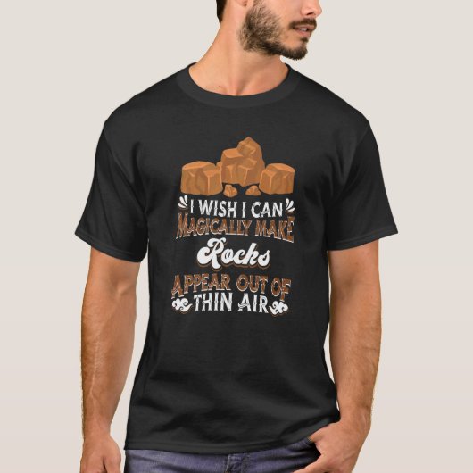 T-shirt Chasse Rocheuse Magie Géologie Minéraux Fossiles G (Devant)