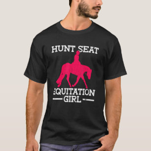 T-shirt Chasse Siège Equitation Girl Chasse Siège English
