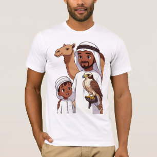 T-shirt Chasse traditionnelle aux faucons des Arabes
