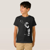 T-shirt chasse vintage drôle d'ours (Devant entier)