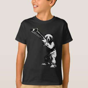 T-shirt chasse vintage drôle d'ours