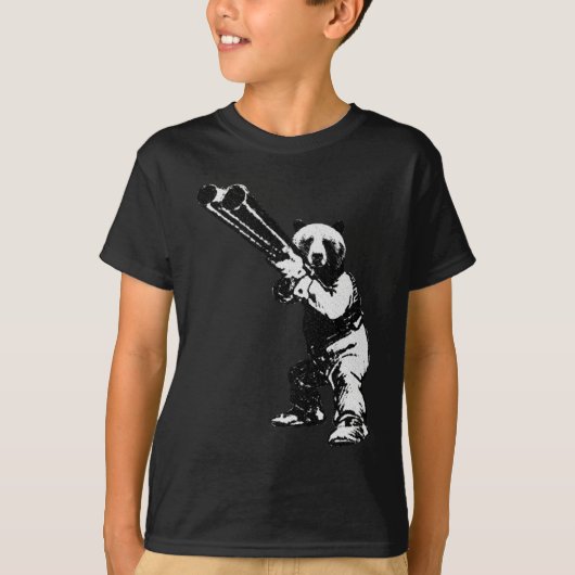 T-shirt chasse vintage drôle d'ours (Devant)