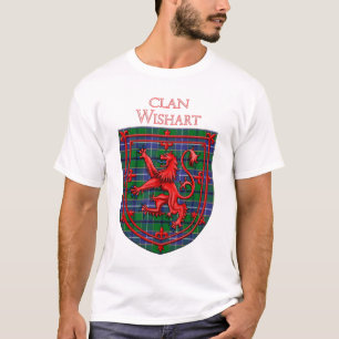 T-shirt Chasse Wishart Tartan Scottish Plaid
