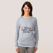 T-shirt "Chasser l'esthétique, pas l'algorithme" un slogan (Devant entier)