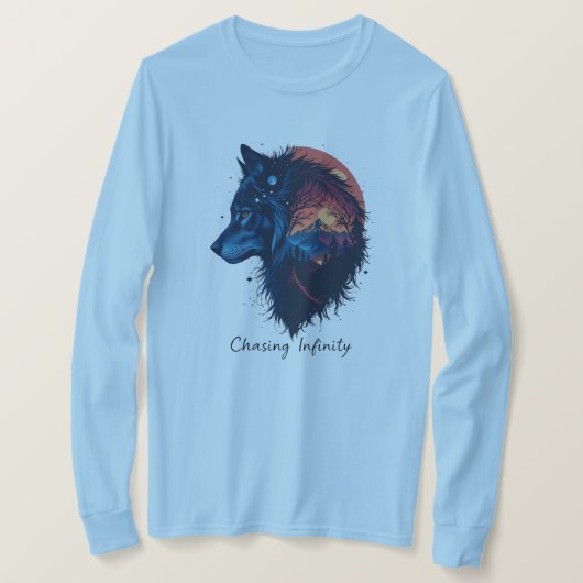 T-shirt Chasser l'infini (Design devant)