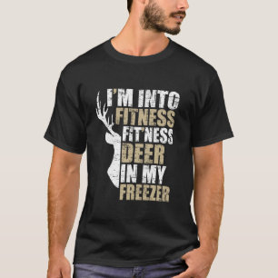 T-shirt Chasseur amusant Papa Je suis dans Fitness Deer Fr