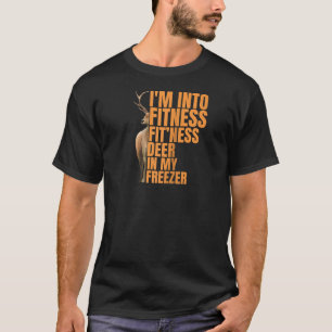 T-shirt Chasseur amusant Papa Je suis dans Fitness Deer Fr