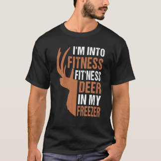 T-shirt Chasseur amusant Papa Je suis dans Fitness Deer Fr