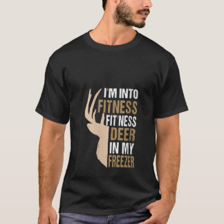 T-shirt Chasseur amusant Papa Je suis dans Fitness Deer Fr