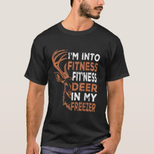 T-shirt Chasseur amusant Papa Je suis dans Fitness Deer Fr
