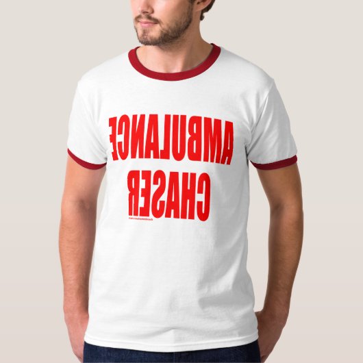 T-SHIRT CHASSEUR D'AMBULANCE (Devant)