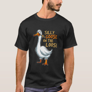 T-shirt Chasseur d'animaux d'oiseaux Canard Oie soie sur l