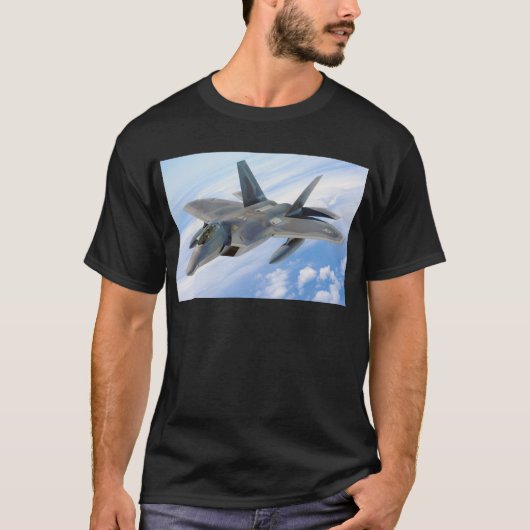 T-shirt chasseur d'avion de raptor (Devant)