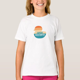 T-shirt Chasseur de canard expert enfants