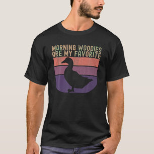 T-shirt Chasseur De Canards Les Bois Du Matin Sont Mon Cha
