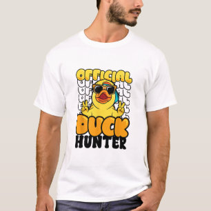 T-shirt Chasseur de canards officiel drôle Rubber Duckie c