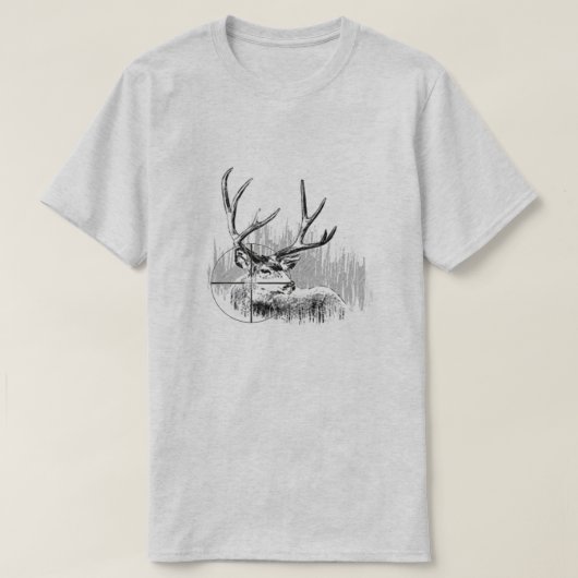T-shirt Chasseur de cerfs communs (Design devant)
