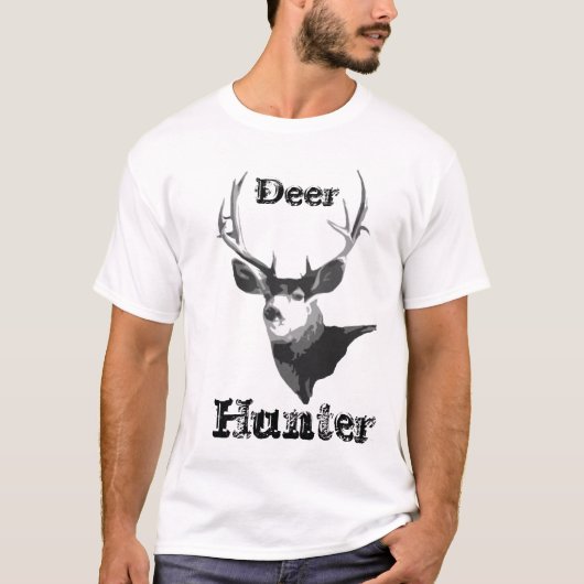 T-shirt Chasseur de cerfs communs (Devant)