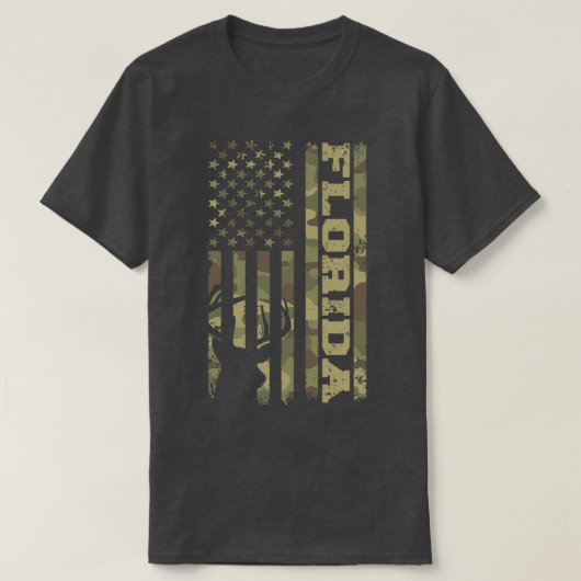 T-shirt Chasseur de cerfs de Floride (Design devant)