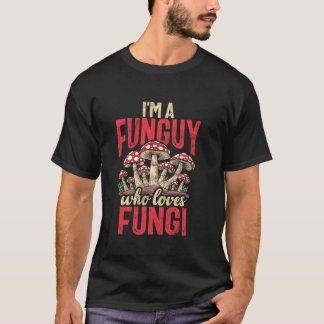 T-shirt Chasseur de champignons Retro Champignons Lover Co