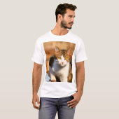 T-shirt Chasseur de chat (Devant entier)