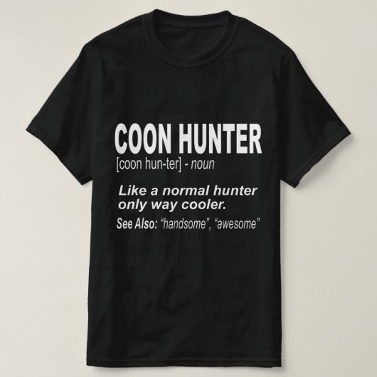 T-shirt Chasseur de cocons pour les gens qui chassent des (Design devant)