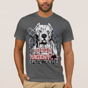 T-shirt Chasseur de Dogo Argentino d'élite vrai
