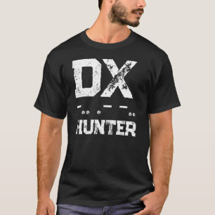 T-shirt Chasseur de DX en code Morse DAD