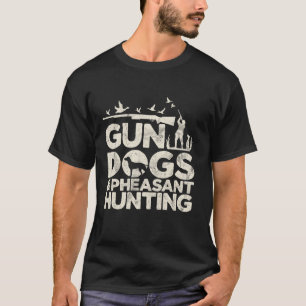 T-shirt Chasseur de faisan Chasse Rétro Pheasants Chasse L