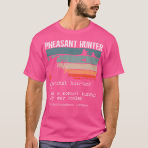 T-shirt Chasseur de faisan Définition Chasse de faisan de