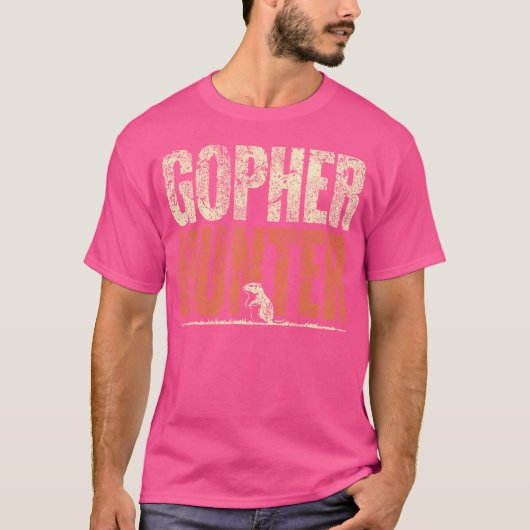 T-shirt Chasseur de gophers (Devant)