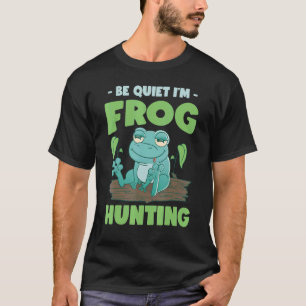 T-shirt Chasseur de grenouille géante Pêche à la grenouill