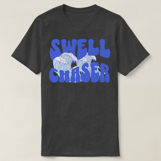 T-shirt Chasseur de houle Big Wave Surfing Surf Vagues (Design devant)